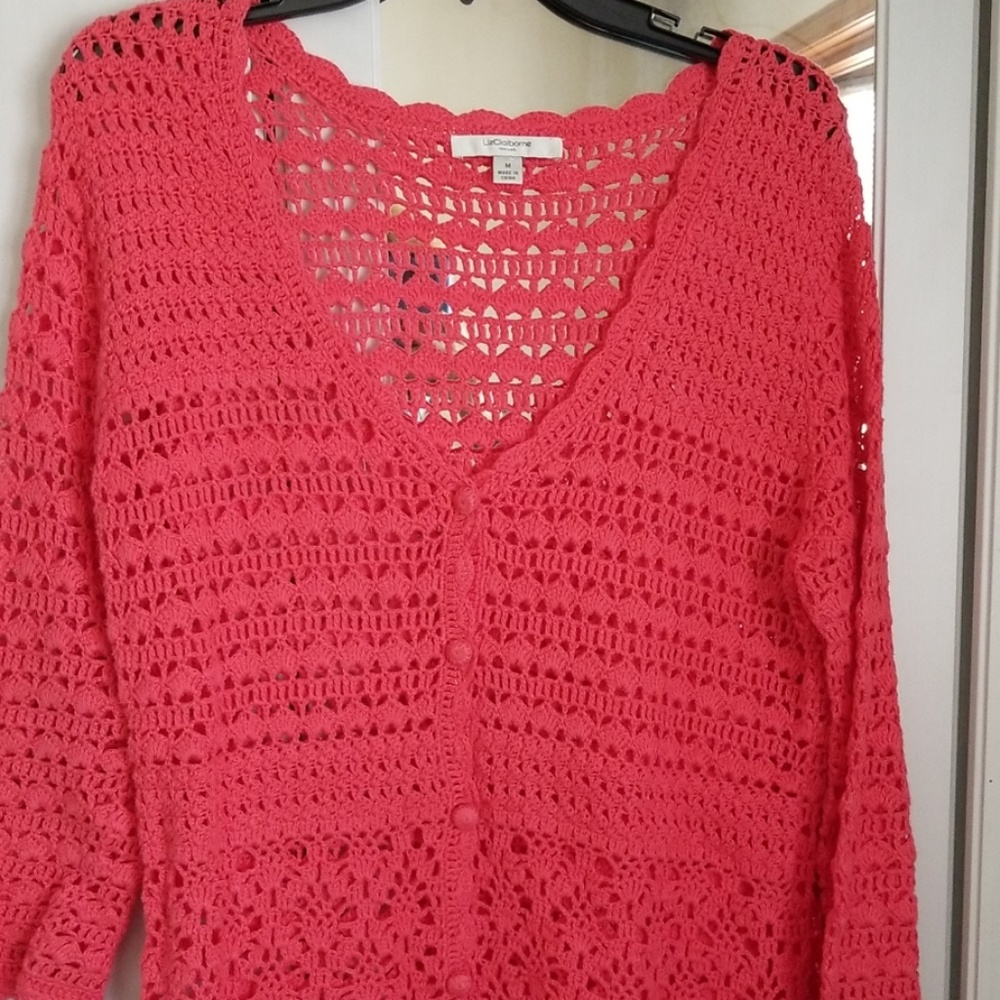 Coral sweater